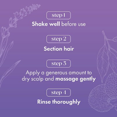 Mielle Organics Scalp Soothing Prewash - Lavender & Lychee - 4 fl oz: For Textured Hair, Liquid Hair Treatment, Soothing