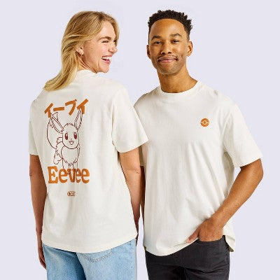 Adult Eevee Print Crewneck T-Shirt - Pokemon x Target XL
