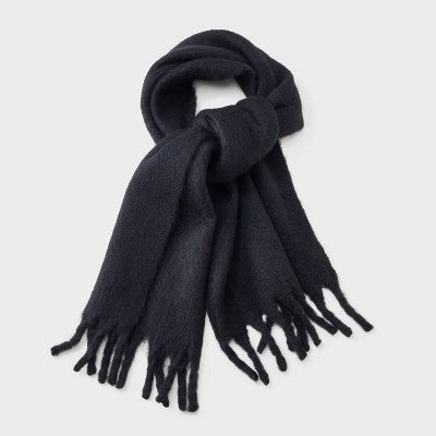 Womens Lofty Woven Scarf - Universal Thread Black