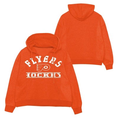 NHL Philadelphia Flyers Girls' Long Sleeve Hooded Sweatshirt - S