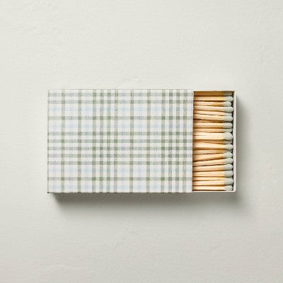 Gingham Plaid Printed Boxed Matches 75ct - Hearth & Hand with Magnolia