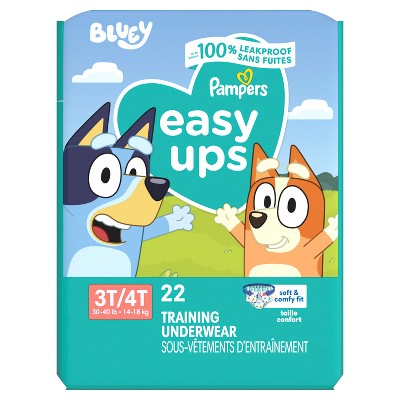 Pampers Easy Ups Bluey Training Underwear - Size 3T-4T - 22ct