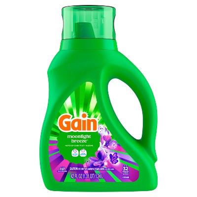 Gain Moonlight Breeze HE Deep Cleaning Concentrated Liquid Laundry Detergent 32 Loads - 42 fl oz