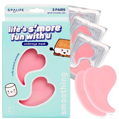 SpaLife Smoothing Undereye Mask - Life's S'more Fun With You - 3ct