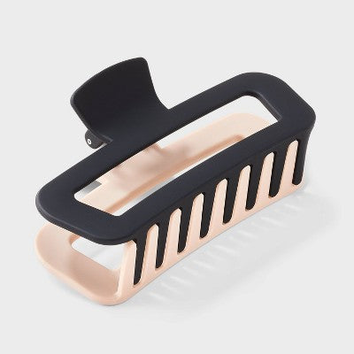Two-Toned Claw Hair Clip - Universal Thread Black/White