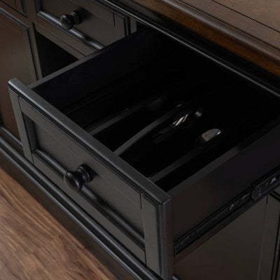 Powell Posie Kitchen Island with 2 Stools Black (LOCAL PICKUP ONLY)