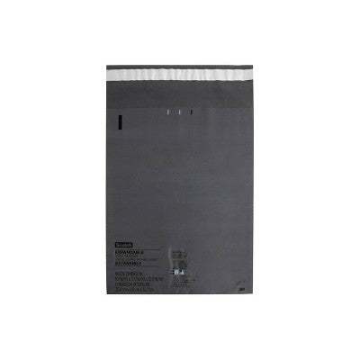 Scotch 6pk Flex Poly Bags Expandable Soft Mailer Gray: Self-Adhesive Shipping & Mailing Envelopes, 13"x10"