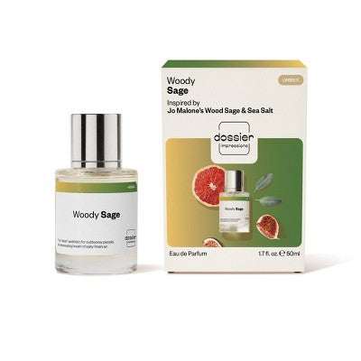 Dossier Body Perfume - Woody Sage - 50ml: Paraben-Free, Phthalate-Free, Vegan, Spray
