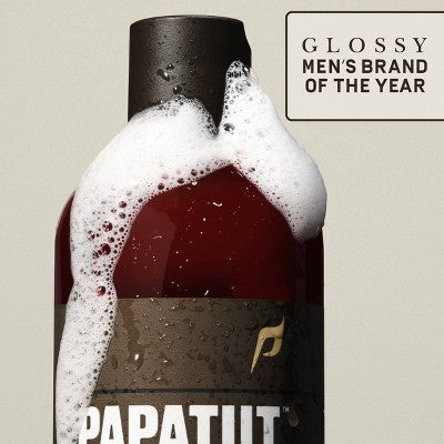 Papatui Men's Paraben-Free and Sulfate-Free 2-in-1 Shampoo + Conditioner - Trial and Travel Size - Vanilla Shea - 3 fl oz