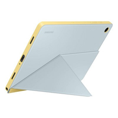 Samsung Galaxy Tab A9+ Book Cover - Blue/Yellow: Solid Epoxy Electronics Case
