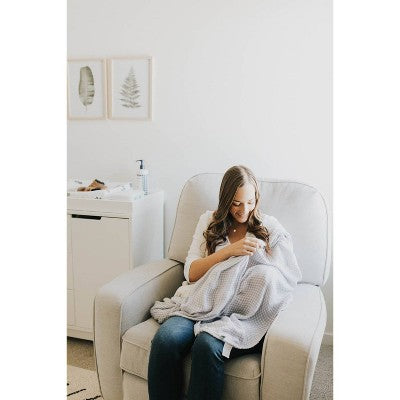Little Unicorn Deluxe Muslin Swaddle Blanket - Rainbow Gingham - 2pk