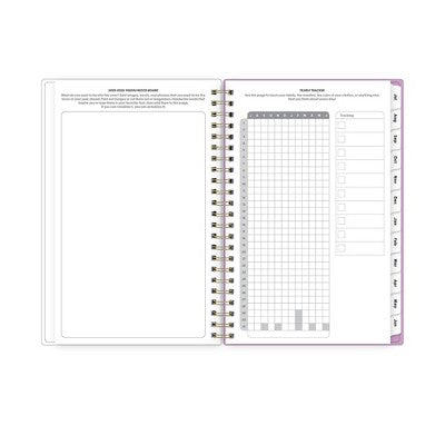 Blue Sky 5"x8" 2025-2026 Weekly/Monthly Wirebound Planner Butterfly Confetti Lavender