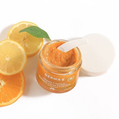 derma e Vitamin C Instant Radiance Citrus Facial Peel - 2oz