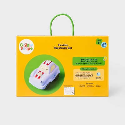 Flexible Racetrack and Car - 139pc - Gigglescape