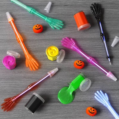 6ct 6" Skeleton Hand Pen Party Favors - Hyde and EEK! Boutique