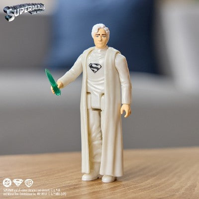 DC Comics New Reto Line Superman The Movie White Coat Joor-EL Action Figure