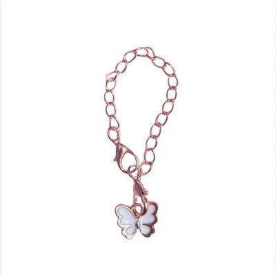 CharCharms Handle Charms Butterfly: Zinc Alloy Cup & Straw Charm for Water Bottle Accessories, Teen Drinkware Accessory