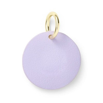"N" Initial Collar Tag - Lilac - The Cuddle Collab