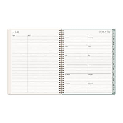 Morris & Co. 8.5"x11" by Blue Sky 2026 Weekly/Monthly Wirebound Planner Printed Strawberry Thief
