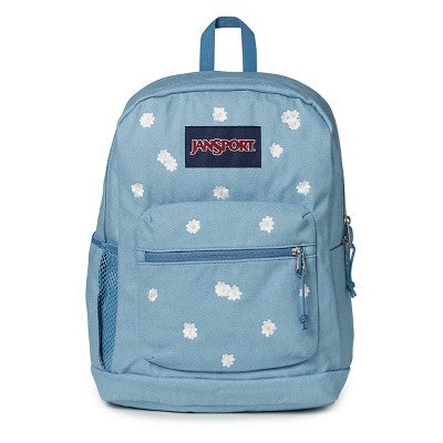 JanSport Cross Town Plus Remix 17" Fits 15" Laptop Backpack - Light Blue Denim