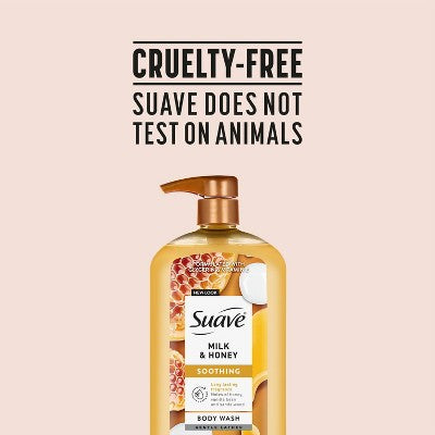 Suave Essentials Gentle Body Wash Milk & Honey - 30 fl oz