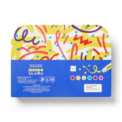 6ct Jumbo Acrylic Markers - Mondo Llama