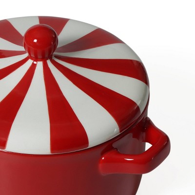 Ceramic Cocotte Red - Bullseye's Playground