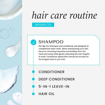 Hask Argan Oil Repairing Shampoo - 12 fl oz