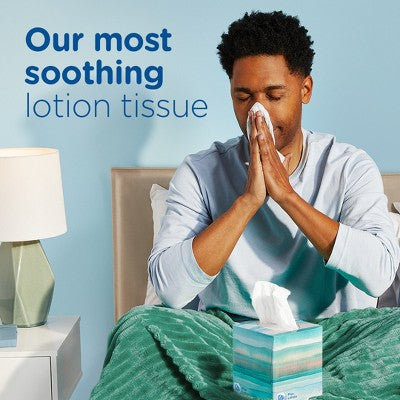 Puffs Plus Lotion Facial Tissue - Exclusive Designs - 6pk/72ct