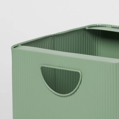 Metal Bin Small Open Front Green - Brightroom