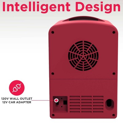Frigidaire 6 Can Mini Personal Dorm Fridge Cooler Red