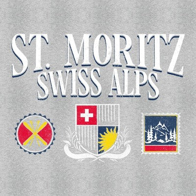 Men's Swiss Alps Fleece Sweatshirt - Heather Gray M