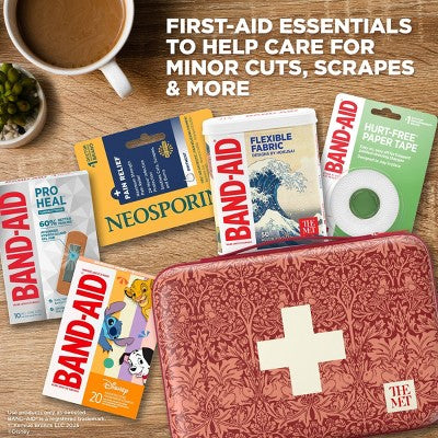 Band-Aid Build Your Own First-Aid Kit Red Bag