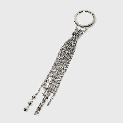 Chain Fringe Dangle Bag Charm - Universal Thread Silver