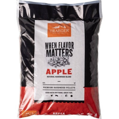 Traeger Apple Pellets 18lbs Wood (LOCAL PICKUP ONLY)