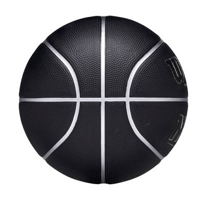Wilson Size 7 NCAA Icon Basketball - Black: Indoor & Outdoor Use, Age 12+