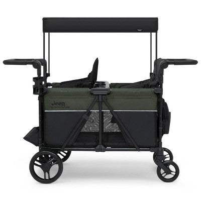 Jeep Aries Stroller Wagon by Delta Children - Black/Green (LOCAL PICKUP ONLY)
