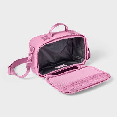 Faux Neoprene Lunch Bag - All In Motion Pink