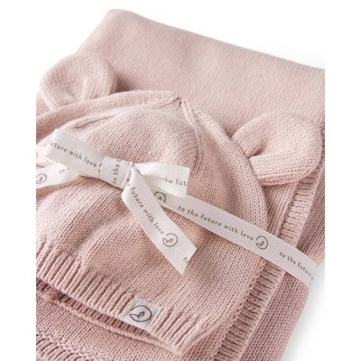 Little Planet by carter's Hat and Blanket 2pc Set 0-3months - Pink