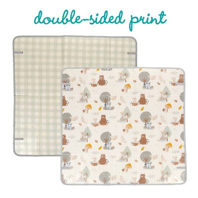 Infantino Foldable Soft Foam Mat - Woodland: Sensory Development, Baby Learning Toy