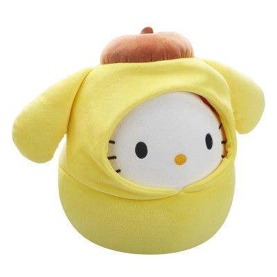 Hello Kitty 8" Squishmallows Plush in Pompompurin Hoodie