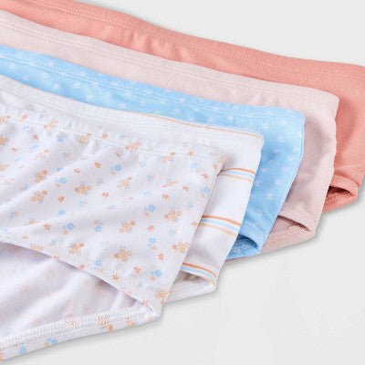 Girls' 5pk 'Floral' Hipster - art class Pink L