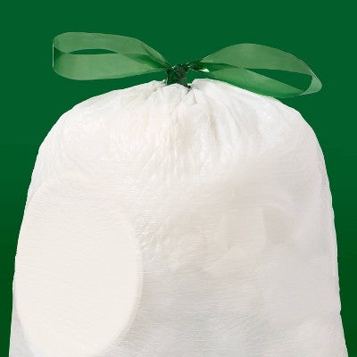 Holiday Drawstring Trash Bags - Winter Pine Scent - 4 Gallon - 30ct - up&up