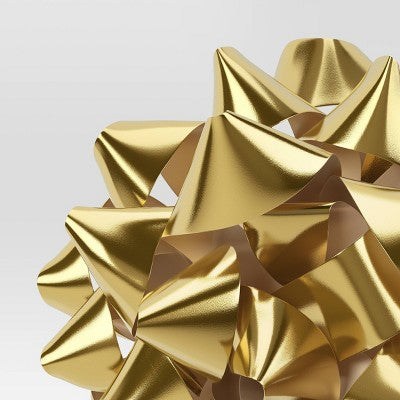 Christmas Modern Warmth Giant Bow Gold - Wondershop