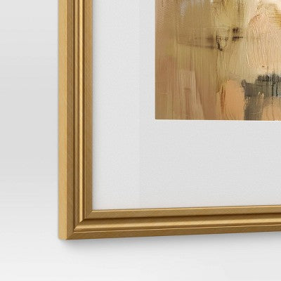 11"x14" Matted to 8"x10" Traditional Value Picture Frame Gold - Room Essentials