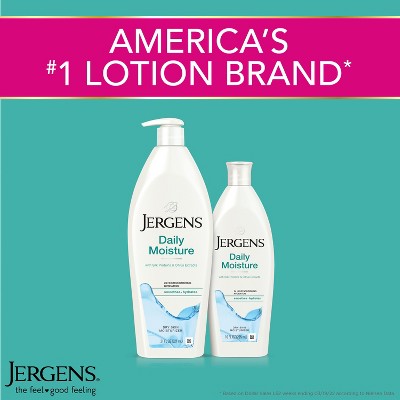 Jergens Daily Moisture Body Lotion with Hydralucence Blend, Dry Skin Moisturizer, Dry Skin Relief Scented - 10 fl oz
