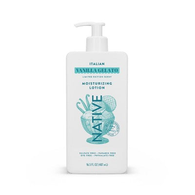 Native Limited Edition Global Flavors Hand & Body Lotion - Italian Vanilla Gelato - 16.5 fl oz