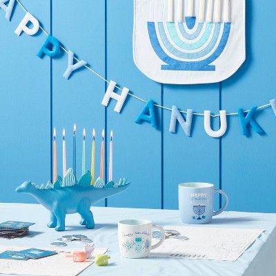 16oz Happy Hanukkah Stoneware Mug - Spritz