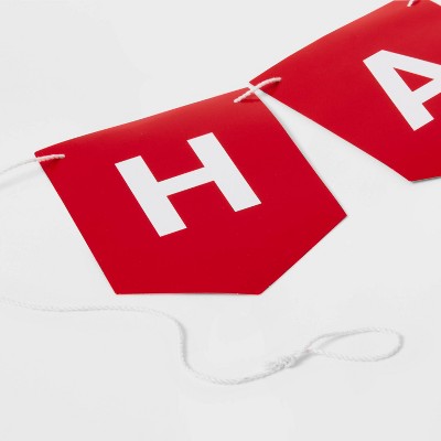 Red "Happy Birthday" Banner - Spritz