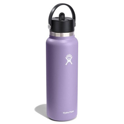 Hydro Flask 40oz Wide Mouth Flex Straw Bottle - Moonshadow